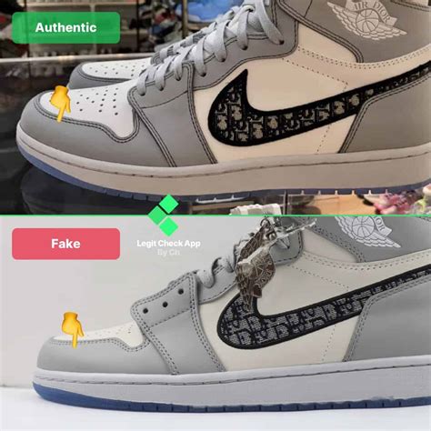 fake dior air jordan 1|dior jordan 1 high spotting.